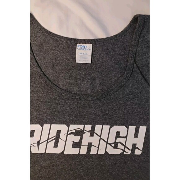 RideHigh Logo Port Company Core Cotton Tank Top XL - Picture 3 of 6
